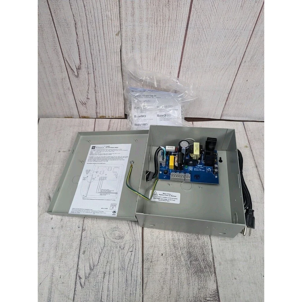 ALTRONIX SAV4D 12VDC @ 5A PTC Outputs 4 Output CCTV Power Supply - New OPEN BOX